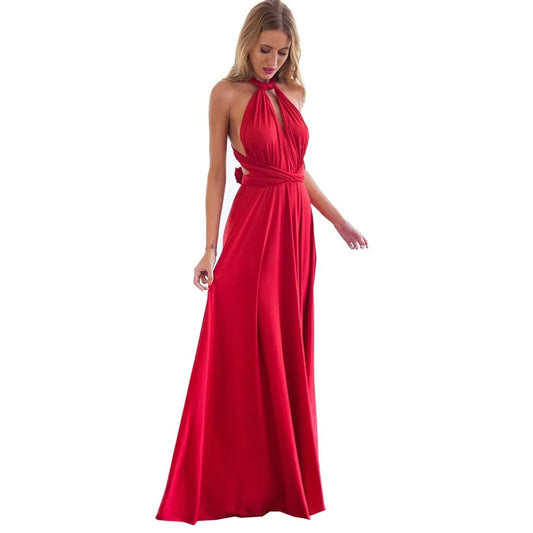 "One Dress, Endless Styles – Convertible Maxi Magic! "