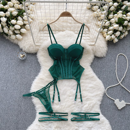 Women’s Erotic Mesh Underwire Bra & Panty Set – CHILLGIO Intimates