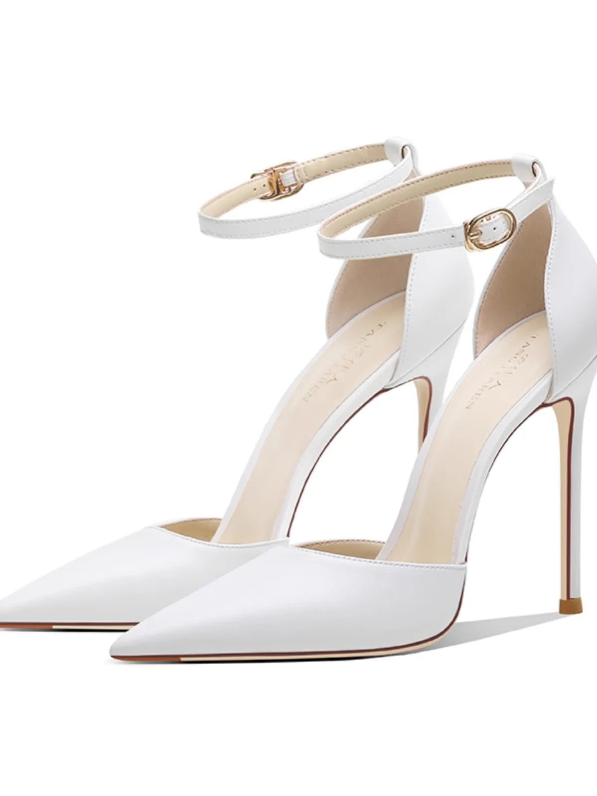 Spring Summer Fashion Sheepskin Heels – Women’s Buckle Strap Sandals (6–12cm)