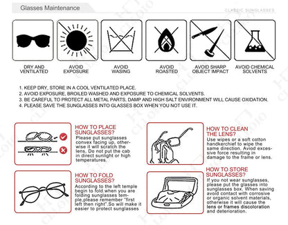 Unisex Aluminum Chameleon Sunglasses – CLLOIO Polarized UV Protection Eyewear