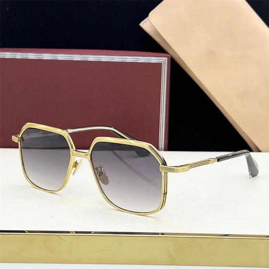Stylish Alloy Frame Sunglasses – Unisex Retro Square Shades by AIDA