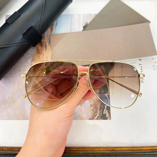Original ARTOA.92 DTS160 Polarized Sunglasses – Gold Alloy Frame for Men & Women