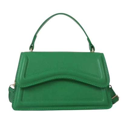 Elegant PU Leather Tote – Small Messenger Shoulder Bag for Ladies