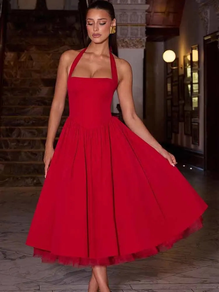 Sexy & Sophisticated: NIDANSSI Strapless Backless Bodycon Dress for Women