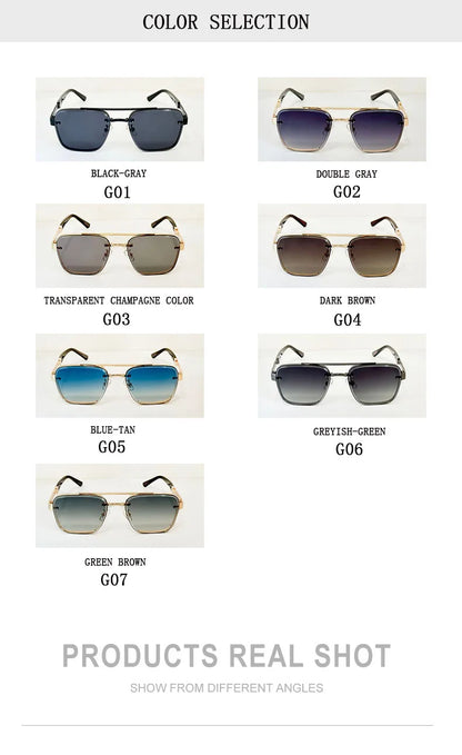 Trendy Vintage Sunglasses – Luxury Square Shades for Men and Women, Zonnebril Style
