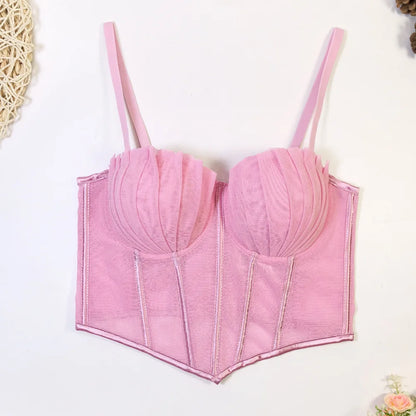 Women’s Romantic Lingerie – Sexy Bra and Underwear Corset Set