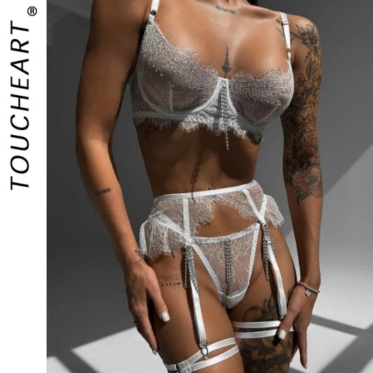 Naughty Lace Push-Up Bra & Panty Set – CP5XL Sexy Lingerie