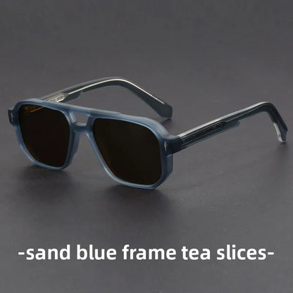 Trendy Matte Navy Pilot Sunglasses – Bold Statement Eyewear 2025