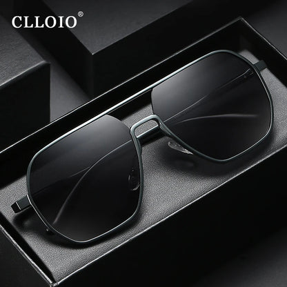 Unisex Aluminum Chameleon Sunglasses – CLLOIO Polarized UV Protection Eyewear