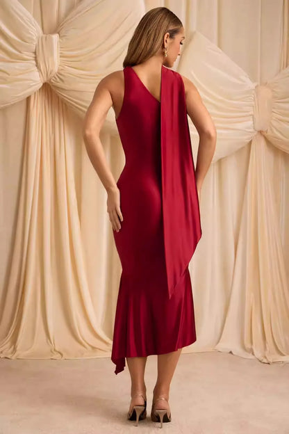 Elegant Backless Slim Fit Dress for Women – Summer 2025 Fashion Staple