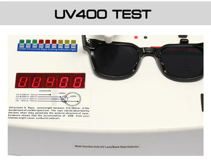 SHAUNA Unisex Retro Rivet Sunglasses – Square Frame Green UV400 Protection