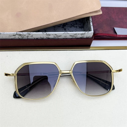 Stylish Alloy Frame Sunglasses – Unisex Retro Square Shades by AIDA