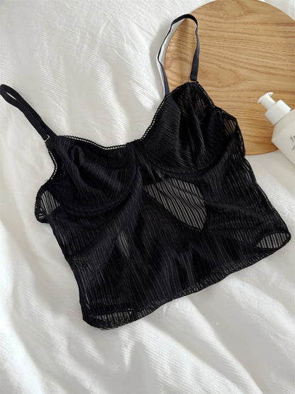 Halter Neck Lace Bodysuit – Sexy One-Piece Mesh Lingerie for Women