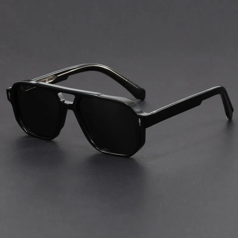 Trendy Matte Navy Pilot Sunglasses – Bold Statement Eyewear 2025