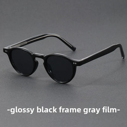 Trendy Small Circle Sunglasses – Internet Celebrity Style for Men & Women