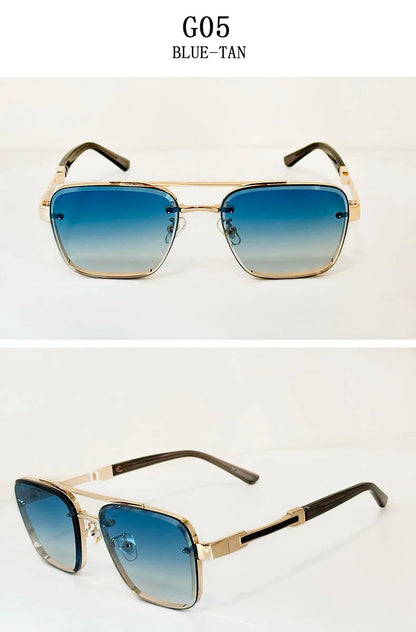 Trendy Vintage Sunglasses – Luxury Square Shades for Men and Women, Zonnebril Style