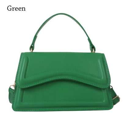 Elegant PU Leather Tote – Small Messenger Shoulder Bag for Ladies