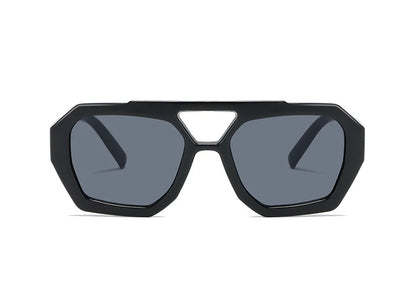 VintEdge Luxe – Square Sunglasses with Double Bridge Design
