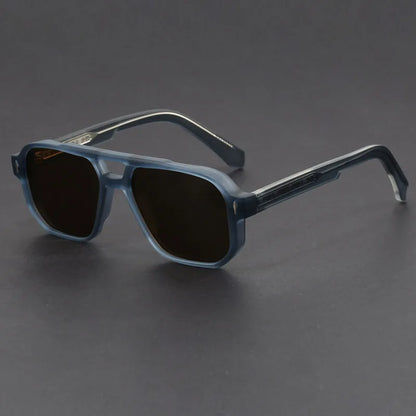 Trendy Matte Navy Pilot Sunglasses – Bold Statement Eyewear 2025