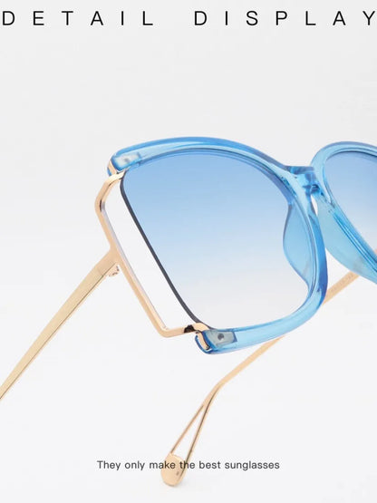 sunglasess woman 2024  lentes de marca mujer luxury replika okulary sun glass steampunk #46861