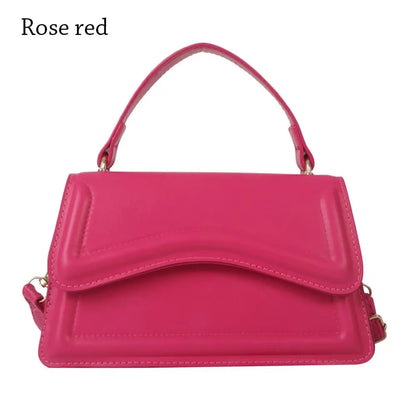 Elegant PU Leather Tote – Small Messenger Shoulder Bag for Ladies