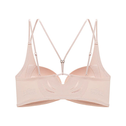 Cross-Back Adjustable Lift Bra – Anti-Sag, Front Closure Sexy Lingerie