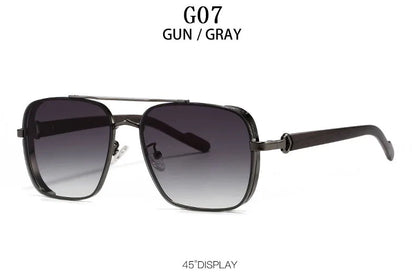 Trendy Vintage Square Sunglasses for Men & Women – Luxe Steampunk Style