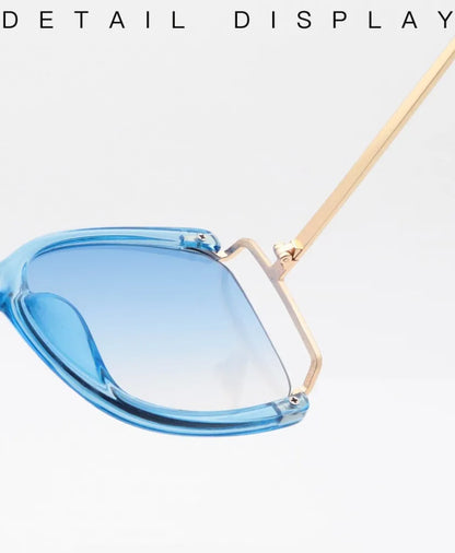 sunglasess woman 2024  lentes de marca mujer luxury replika okulary sun glass steampunk #46861