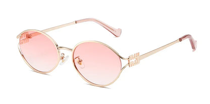 Luxury Metal Frame Optical Glasses – Small UV Protection Shades for Daily Wear