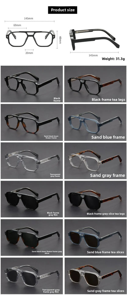 Trendy Matte Navy Pilot Sunglasses – Bold Statement Eyewear 2025