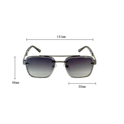 Trendy Vintage Sunglasses – Luxury Square Shades for Men and Women, Zonnebril Style