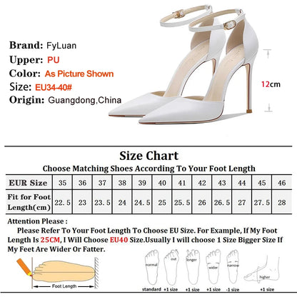 Spring Summer Fashion Sheepskin Heels – Women’s Buckle Strap Sandals (6–12cm)