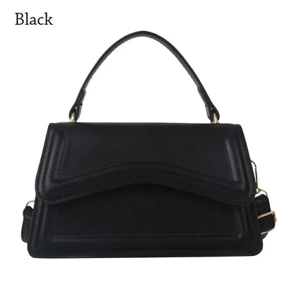 Elegant PU Leather Tote – Small Messenger Shoulder Bag for Ladies