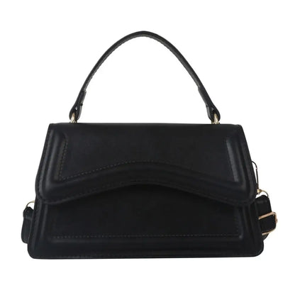 Elegant PU Leather Tote – Small Messenger Shoulder Bag for Ladies