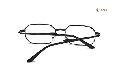 Classic Narrow Metal Sunglasses – Sleek Rectangle Design for Men & Women