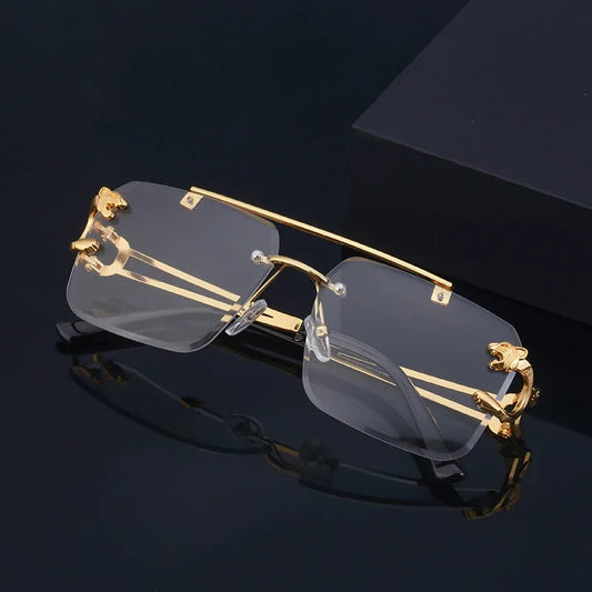 Unisex Luxury Square Mirror Sunglasses – Timeless Vintage Elegance