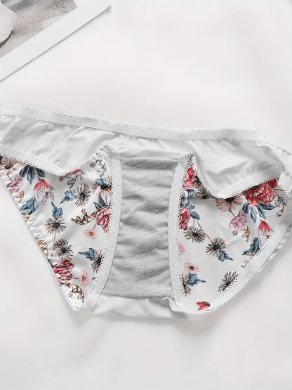 Romantic Floral Push-Up Set – Seamless Bra & Panty Duo for Women