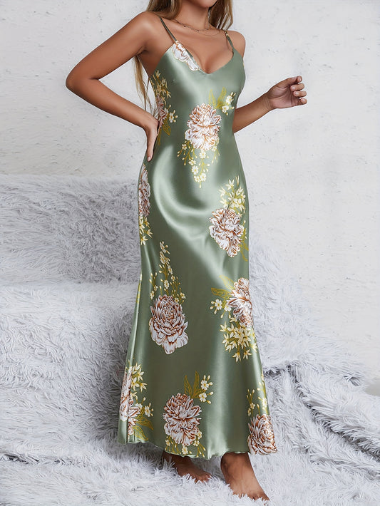 Romantic Floral Slip Dress – Summer Seduction in Bloom