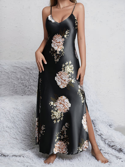 Romantic Floral Slip Dress – Summer Seduction in Bloom